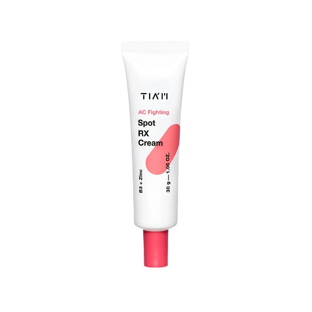 TIAM AC Fighting Spot RX Cream 30g for Intensive Trouble Calming and Acne Scar Blemish Care