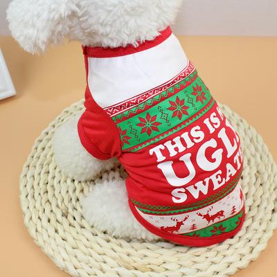 Vianočné tričko so psom Tričko so psom Vianočné tričko so psom