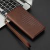 Applicable to Huawei URA 80ULTRA rhombus calf pattern leather case Honor 600Pro clamshell business suction case