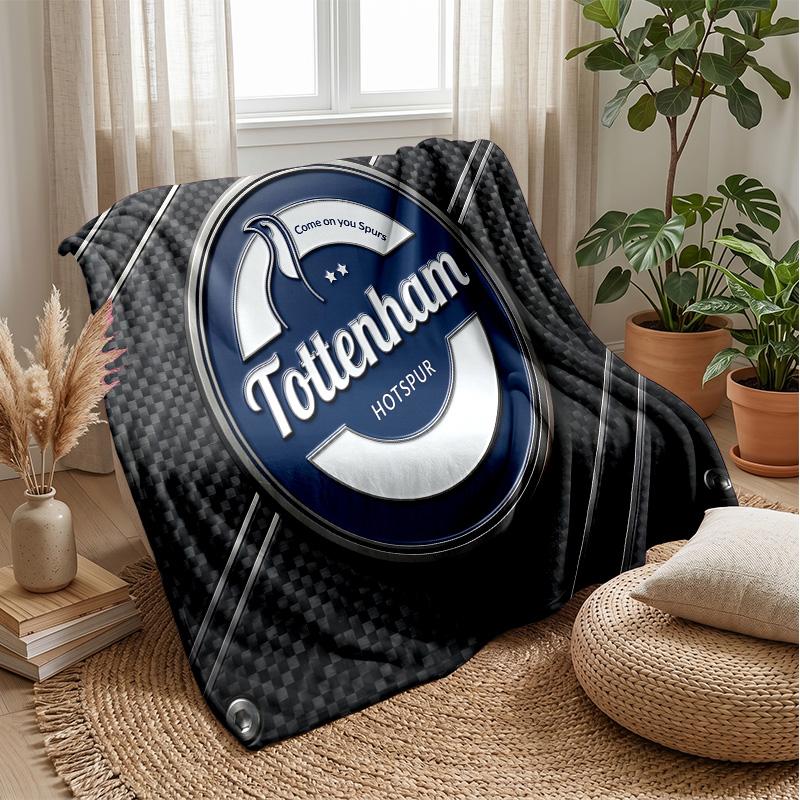 Tottenham Hotspur Theme Blanket Soft Flannel Blanket Plush Throw Blanket Cozy Sofa Bed Blanket for Home Decor
