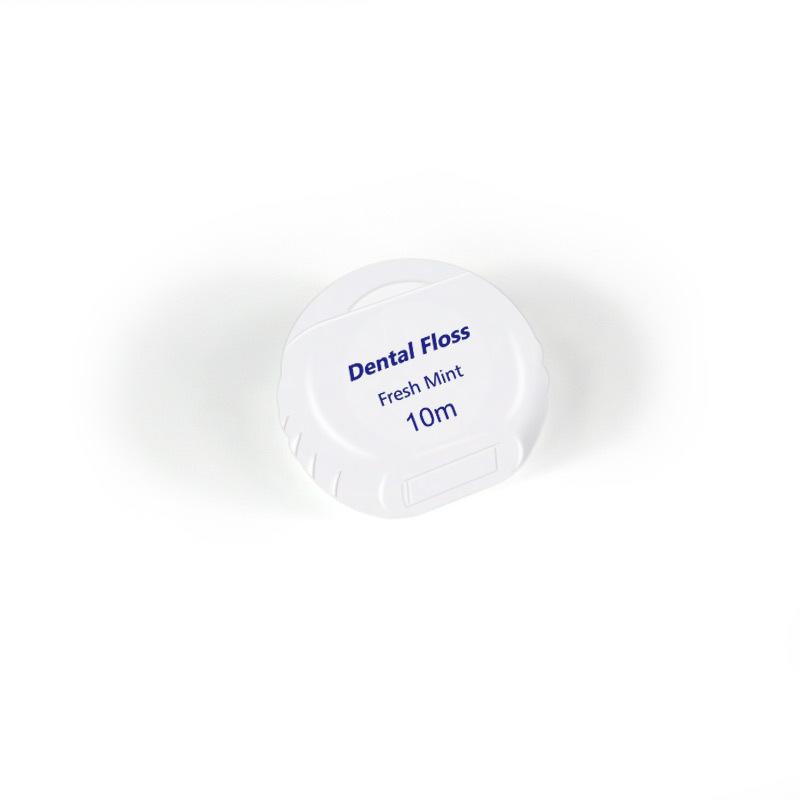 Mint-flavoured Waxed Toothpick-shaped Keyring Dental Floss Roll