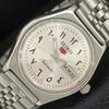 GENUINE VINTAGE SEIKO 5 AUTOMATIC 6309A JAPAN MENS SILVER DIAL WATCH A708328-1