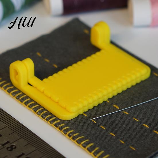 Sewing Templates for Even Stitching Template Clip-On Guide Ergonomic Thimble Pattern Alignment Tool DIY Leather Craft Quilting Embroidery &