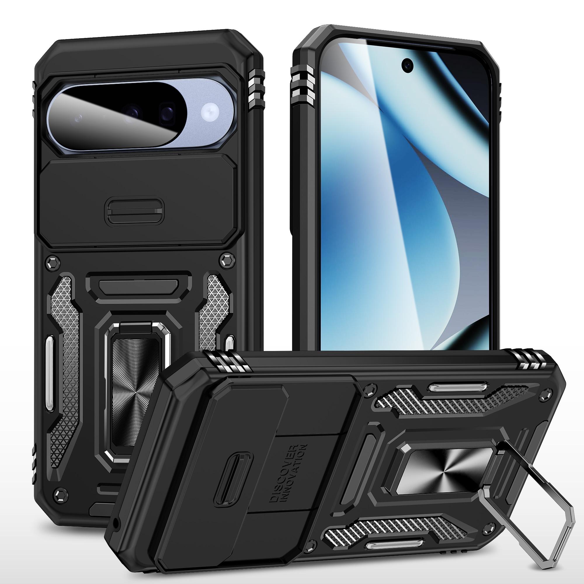 

Держатель-кольцо на подставке Прочный чехол Funda для Google Pixel 10 Pro XL 5G Pixel10 Pixel9 Pixel8 Pixel 9 Pro XL 8 8A 9A Чехлы для телефона Google Pixel 10 Pro XL чёрный