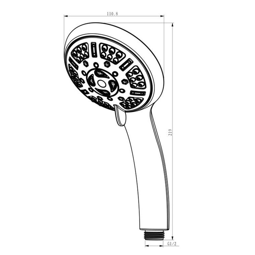 Cheap Sprayer Handheld Shower Head Painting With 9 Settings Joom