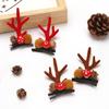 Beliebte beflockte Weihnachts-Haarspangen & Stirnbänder - Japanischer und Koreanischer Stil