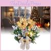 Stunning Gold Jesus Oil Lamp Wreath For Christmas Holiday Decor Perfect For Windows