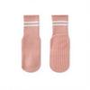 Women's Custom Embroidered Logo Pilates Reformer Socks Knitted Yoga Socks Grip for Autumn Season Crew High Logos Cuff Bottom