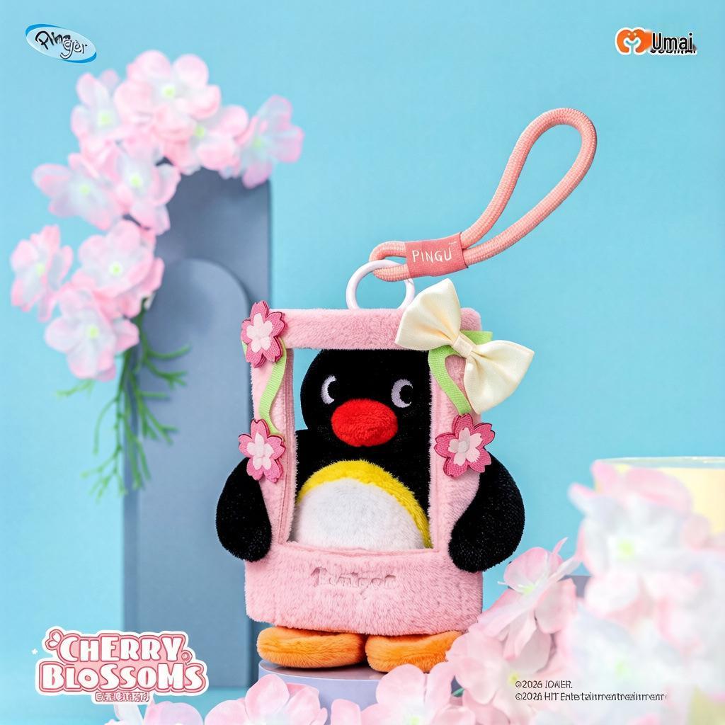 Portachiavi Peluche Pinguino Originale Bambola Ornamento per Zaini