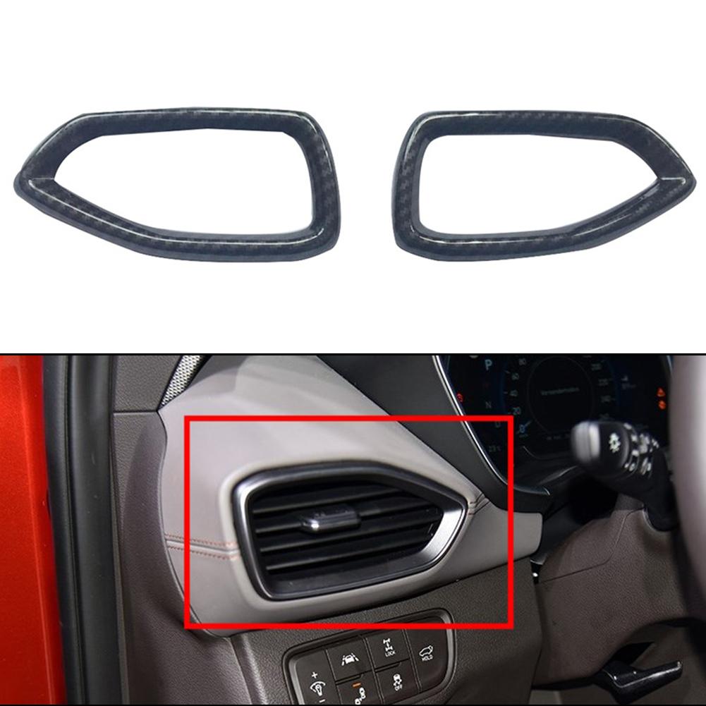 Carbon Fiber Cover Trim 2019-2025 ABS Accessories For Hyundai Santa Fe L&R Vent Vent Trim Brand New High Quality
