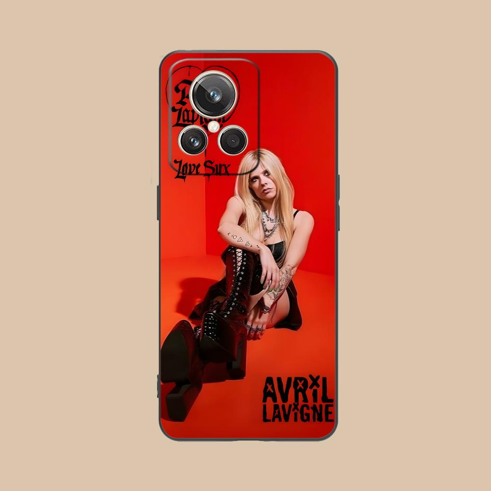 Avril Lavigne Matte TPU Mobile Phone Case for Realme 15 14 13 12 11 10 9 Pro Plus T i Lite 5G Colorful Printing Cover