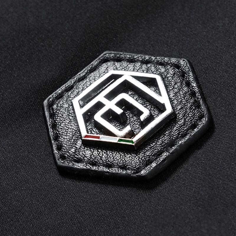 ROMON Men's Hooded Plus Velvet Warm Winter Coat