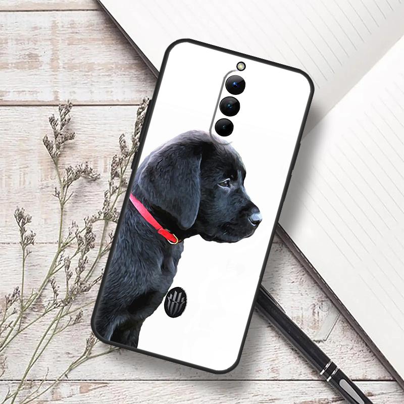 Schwarze Labrador Hund Hülle Für ZTE Nubia Red Magic 10 Air 6S 7S 6 7 Pro RedMagic 8 9 8S 9S 10S 11 Pro Plus Abdeckung