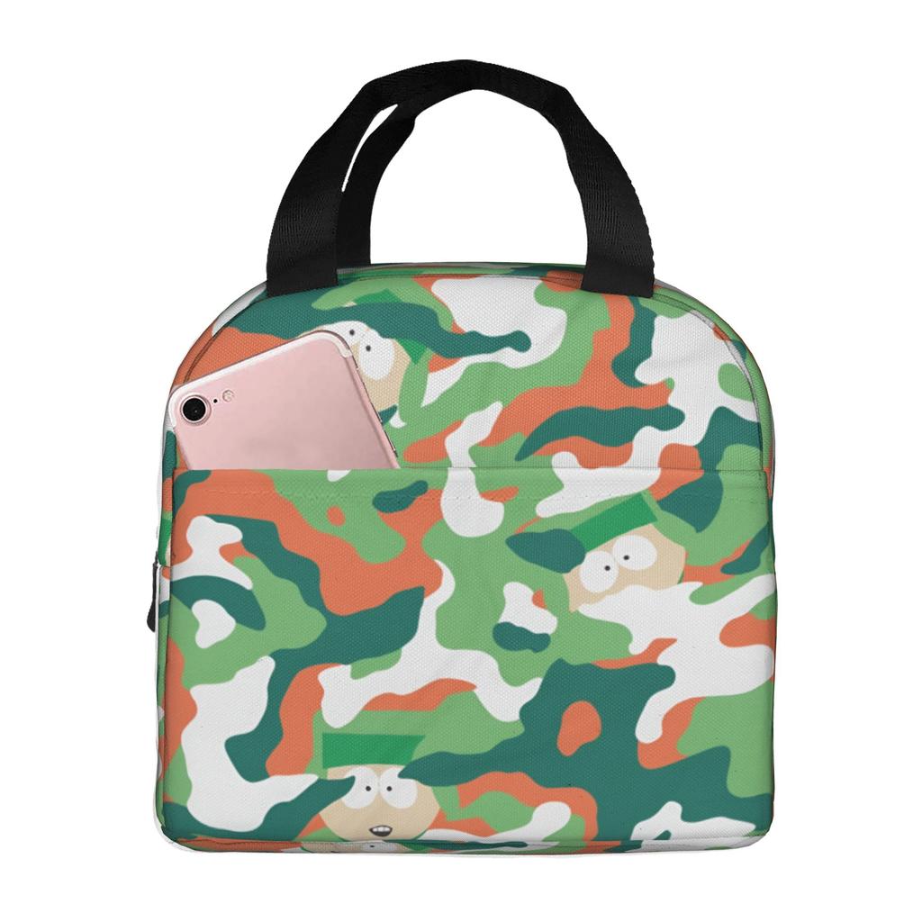 Custom Southes Anime Erics Insulated Lunch Tote Bag for Women Men Cartoon Portable Cooler Thermal Food Lunch Box School