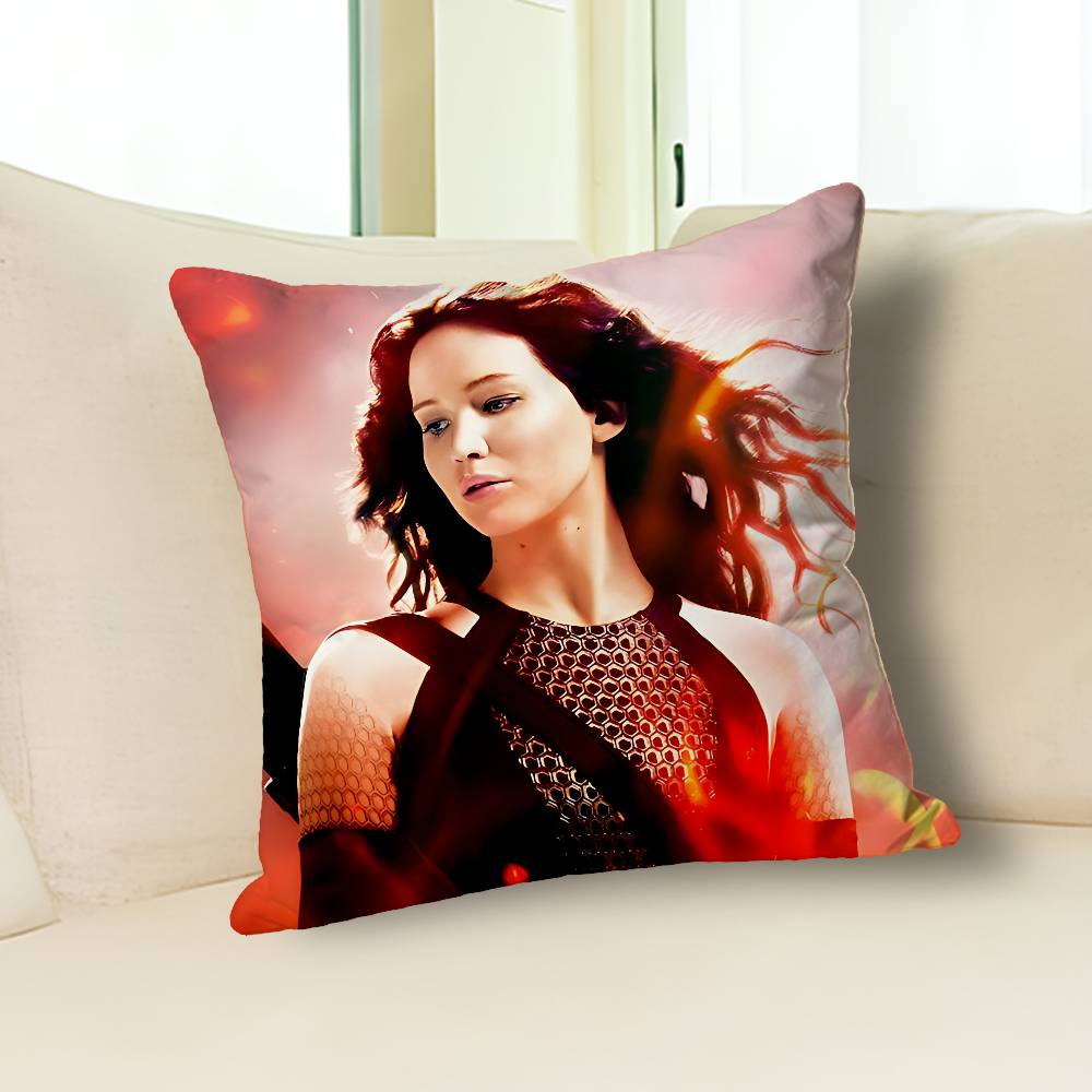 The H-Hunger G-Games-S Various Sizes Square Pillow Case For Car Home Bedchamber Decor Custom Valentine gift