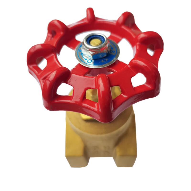 Zhu Yun Thickened Internal Thread Brass Manual Gate Valve