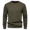 Autumn New Long-sleeved Solid Color Sweatshirt Trendy Men's Loose Solid Color Round Neck Casual Sweatshirt