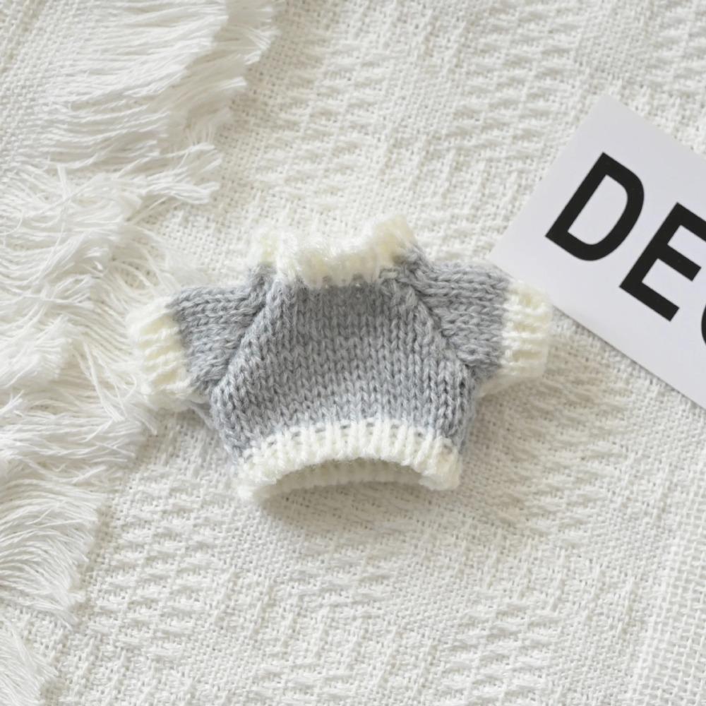 1 Stk. Heißverkauf 10cm Schulleiter Hundebekleidung Miniaturpullover für 1:8 Bjd Spielzeugpuppe Pullover Puppe Weihnachten Tragen Zubehör