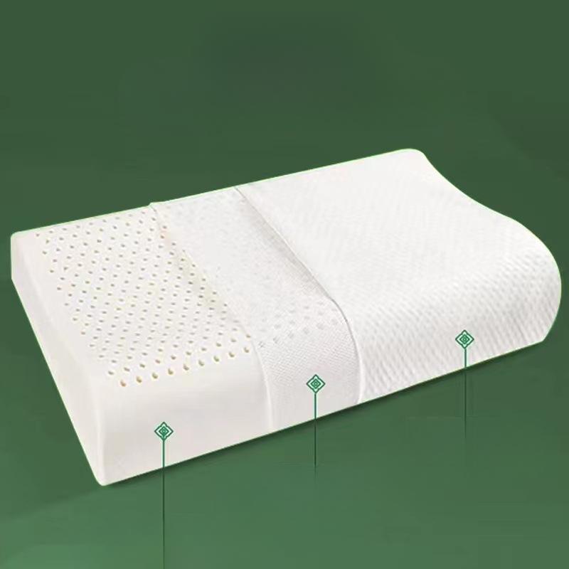 Poduszka z naturalnego lateksu tajskiego, poduszka do masażu kręgów szyjnych dla dorosłych, pomoc w zasypianiu, poduszka dla dzieci