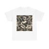 Unisex Adult T Shirt Cherub Gothic Art AK47 Illustration Vintage Style
