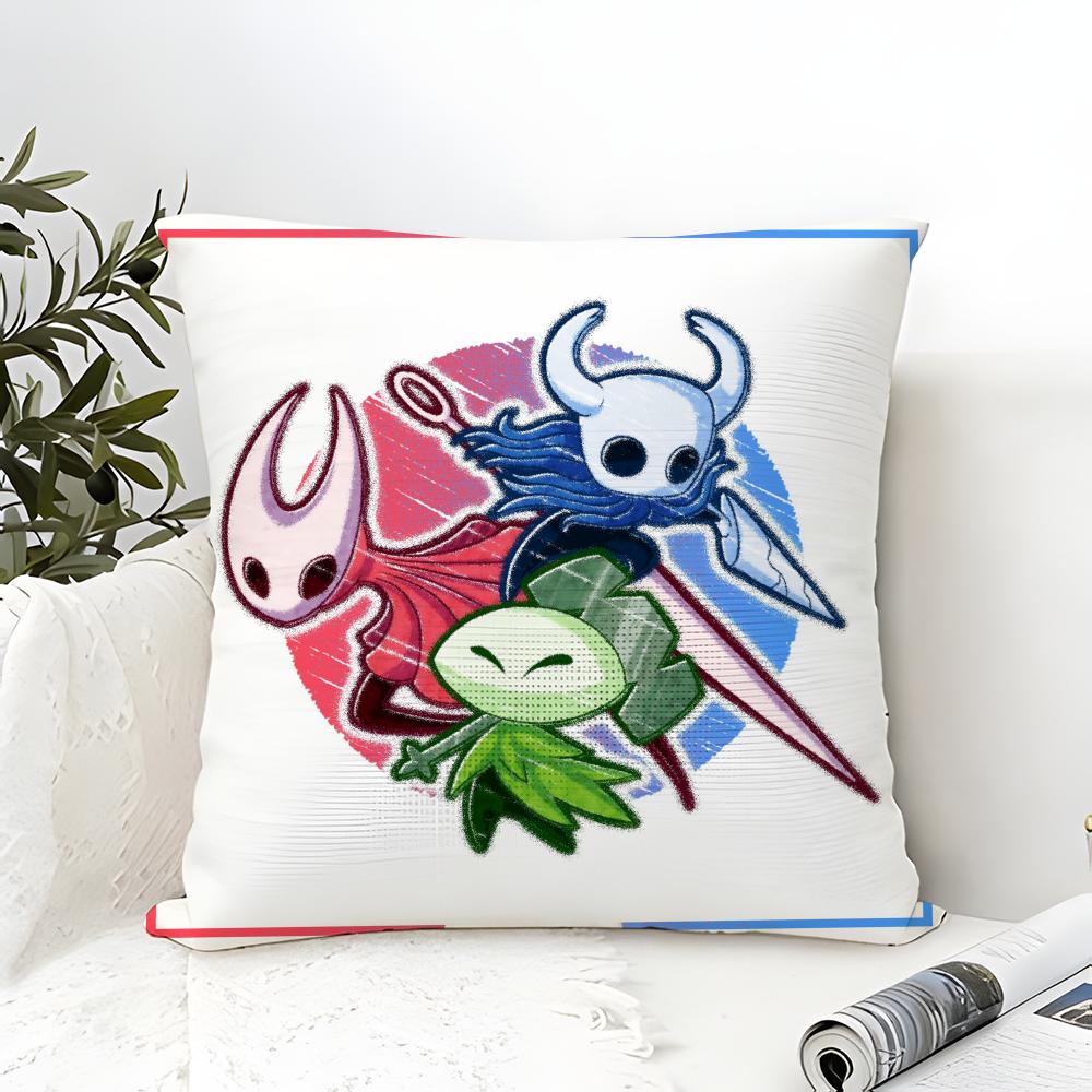 Metroidvania Game H-Hollow Knight Pillow Case Linen Pillow Case Sofa Home Decor Cushion Cover Cushion Cove