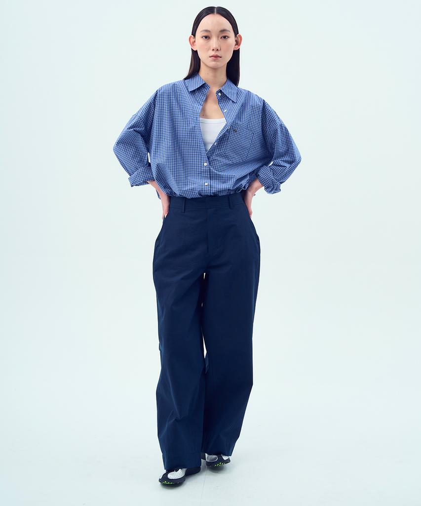 KOBKINO Cotton Stitch Pants (Navy)
