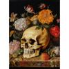 Dark Academia Art Skull Gothic Vanitas Flower  Poster Prints Canvas Painting Wall Art Picture for Living Room Home Decor