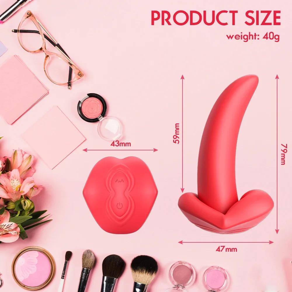 Tongue Licking Vibrator for Women Remote Control Panties Clitoris Stimulator G Spot Nipple Massager Adult Goods Female Sex Toys
