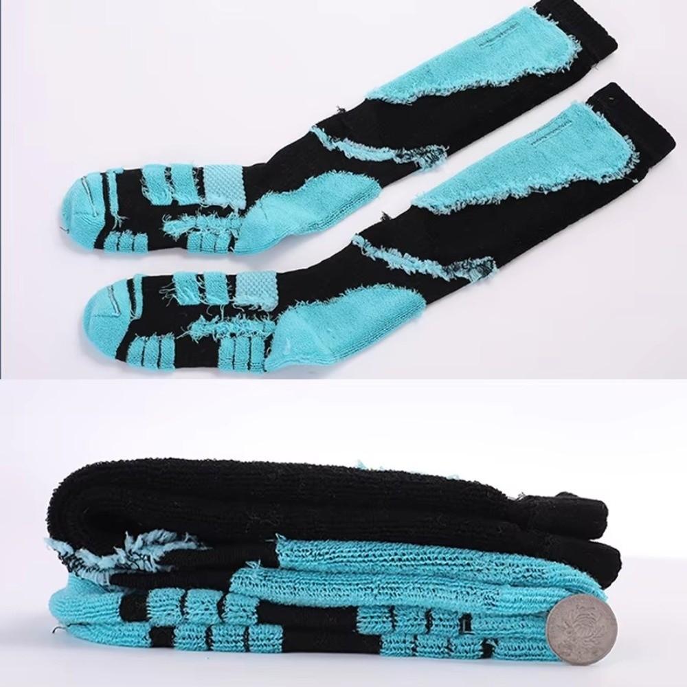 Thickened Winter Ski Socks Warm Snowboard Stockings Fashion Knee High Socks  for Cold Weather