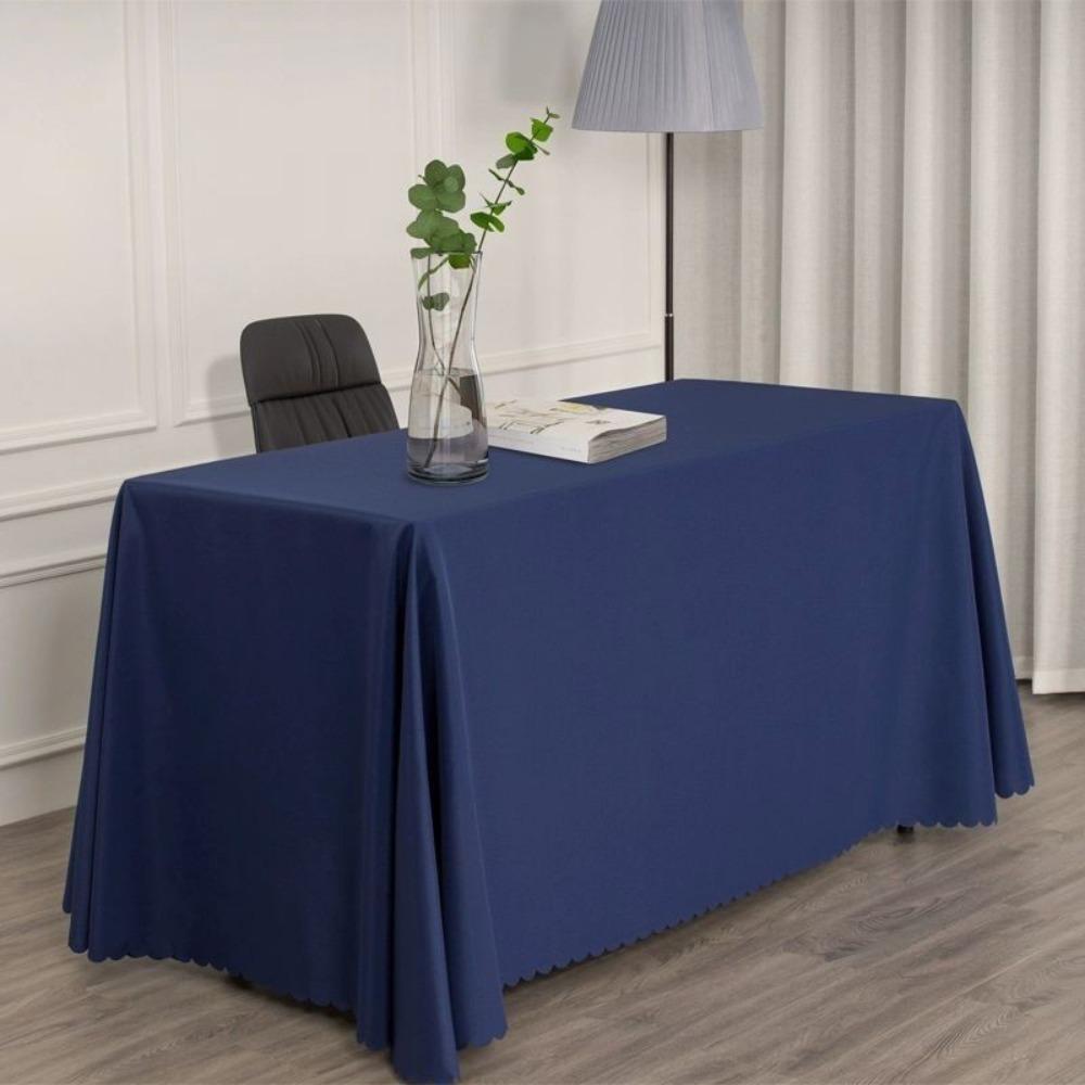 Rectangle Table Cloth Cover Solid Color Table Cover Hot Tablecloth  Home Banquet Wedding