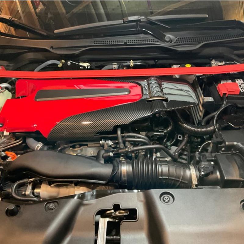 Cubierta delantera del motor del coche Capó Cubierta antipolvo Accesorios Aptos para Honda Civic 2016-2021(Solo para el modelo de 1,5 L)