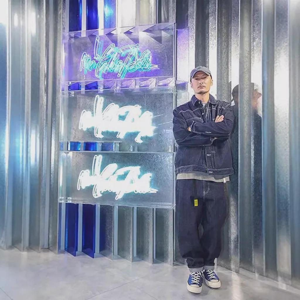 Shawn Yue Men's Retro Dark Blue Denim Jacket - Casual Spring & Autumn Workwear