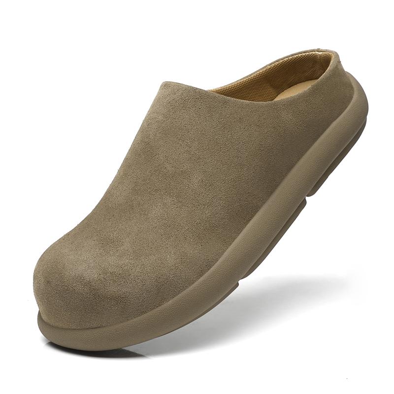 Fashion Men's Slip-On Mule Shoes New Arrival Slippers Anti-Skid Sole Fashion Loafers Lightweight Indoor Outdoor Shoes Comfortable Flats