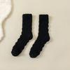 Women In Autumn and Winter with Velvet and Thick Warm Home Floor Indoor Sleeping Tube Socks