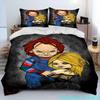 NUOVO Set Biancheria da Letto Chucky Film Horror Singolo Twin Matrimoniale Queen King Size Set Letto per Adulti Bambini Camera da Letto Biancheria per Adolescenti Migliori Regali