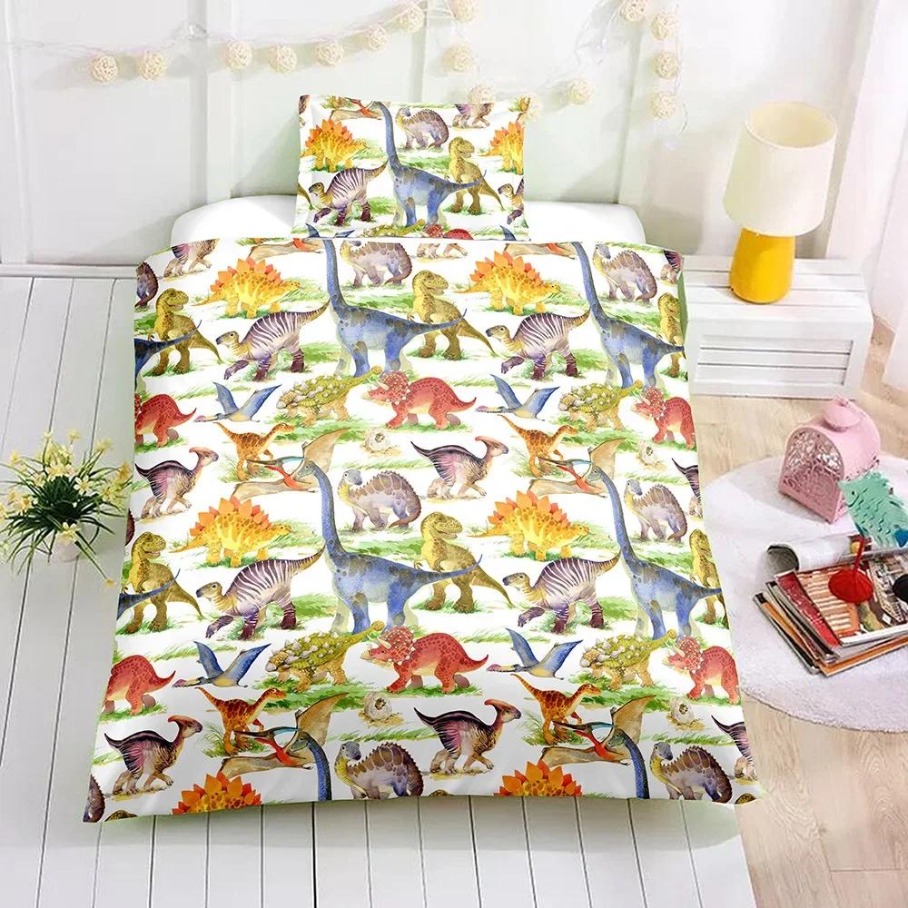 Black And White Milk Pattern Bedding Set Simple Style Soft And Comfortable Duvet Cover Set 3-Piece Children's Duvet Cover Set