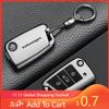 Für VW Auto Schlüsselhülle Abdeckung Fob Schale Schlüsselanhänger Für VW Volkswagen Golf 7 MK7 Tiguan MK2 T-roc T-cross Auto Schlüsselanhänger Schutz Zubehör