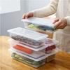 1pcs Airtight Stackable Food Storage Containers Set with Lids & Detachable Drain Tray - Reusable Refrigerator Organizer Boxes