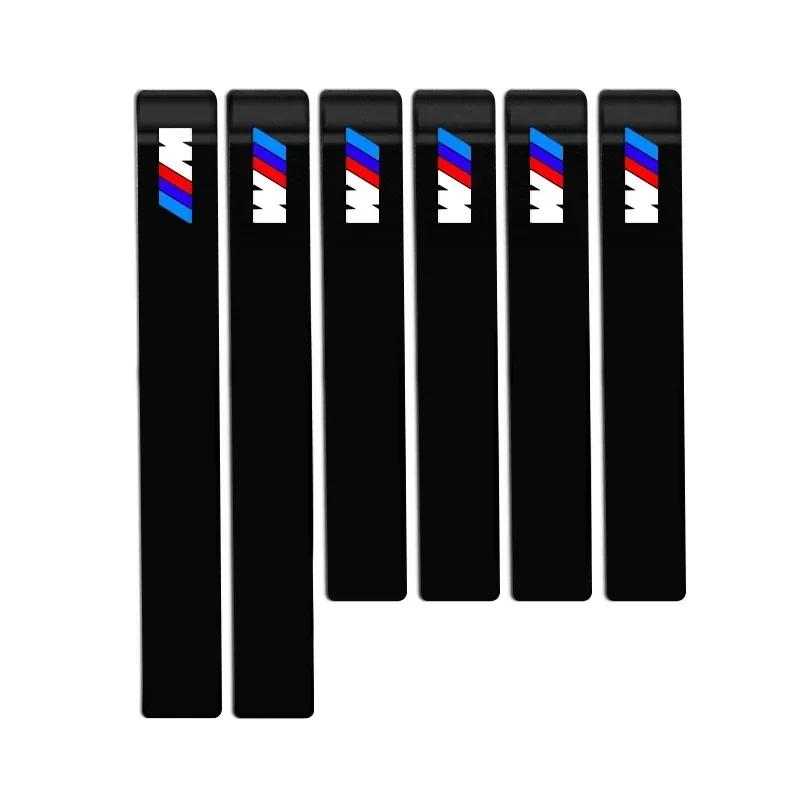 XWKPB1 2025 E46 x5 6pcs Rubber Car Door Edge Protector Stickers Anti Collision Strips For BMW E46 E85 E60 F10 E39 F30 E36 F20 E87 E90 E