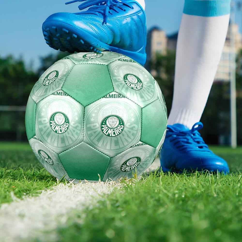 SE Palmeirasfootball clubIndoor Size 5 Soccer Ball Colorful Machine Stitched PVC Competition Ready Durable High-Bounce