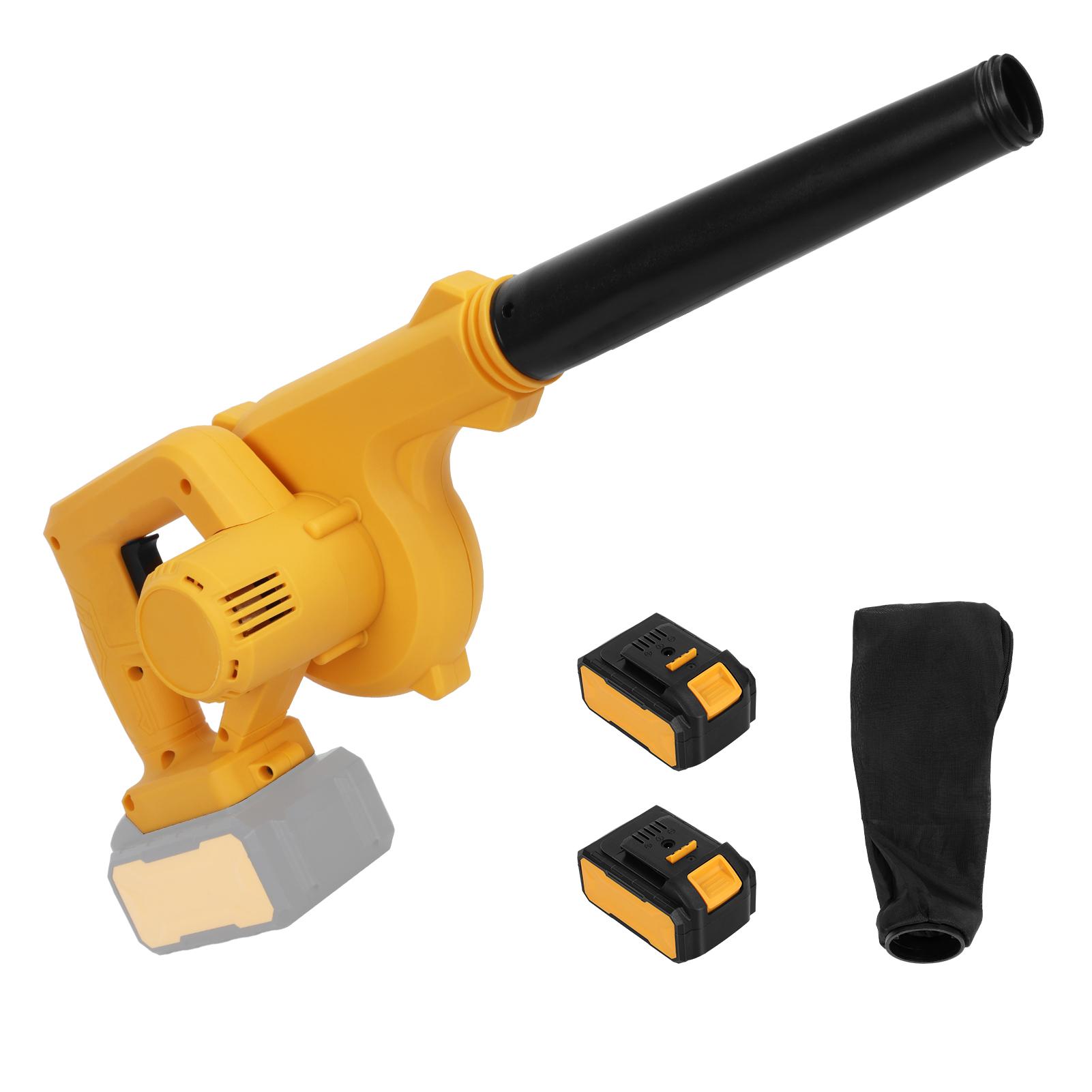 

2 в 1 беспроводной электрический воздуходув, пылесос, воздуходувка, всасывающий пылесос для сбора пыли с 2 батареями и 1 зарядным устройством us