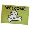 Door Mat Cute Cartoon Dog Pattern Anti Slip Mud Scraping Welcome Rug Front Door Rug Home Decoration