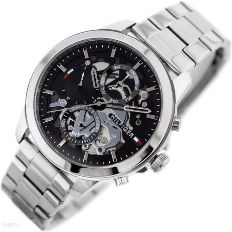 Tommy Hilfiger Plata,Reloj de Cuarzo para Hombre,1710477