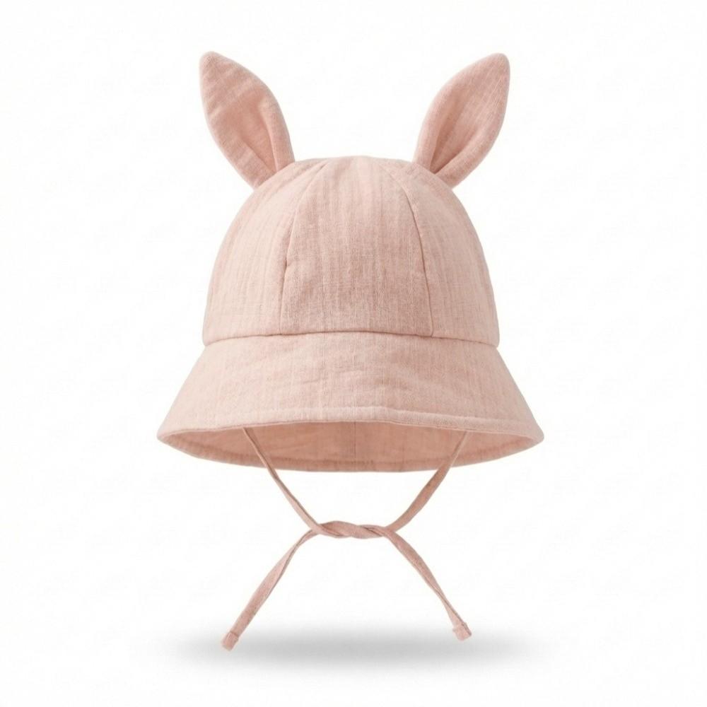 Adjustable Baby Fisherman Hat Cute Rabbit Ears Baby Sunhat Fashion Bucket Cap Spring Summer