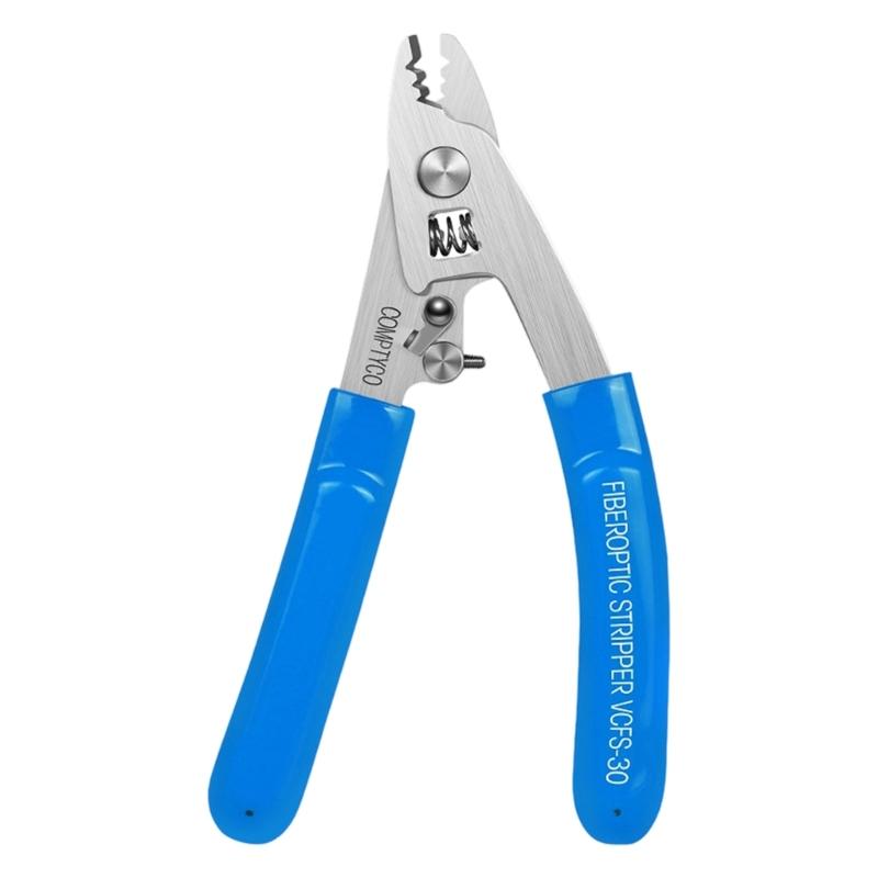 

Стриппер для оптоволокна, стриппер для проводов с эргономичной ручкой, клещи для профессиональной прокладки кабеля 1