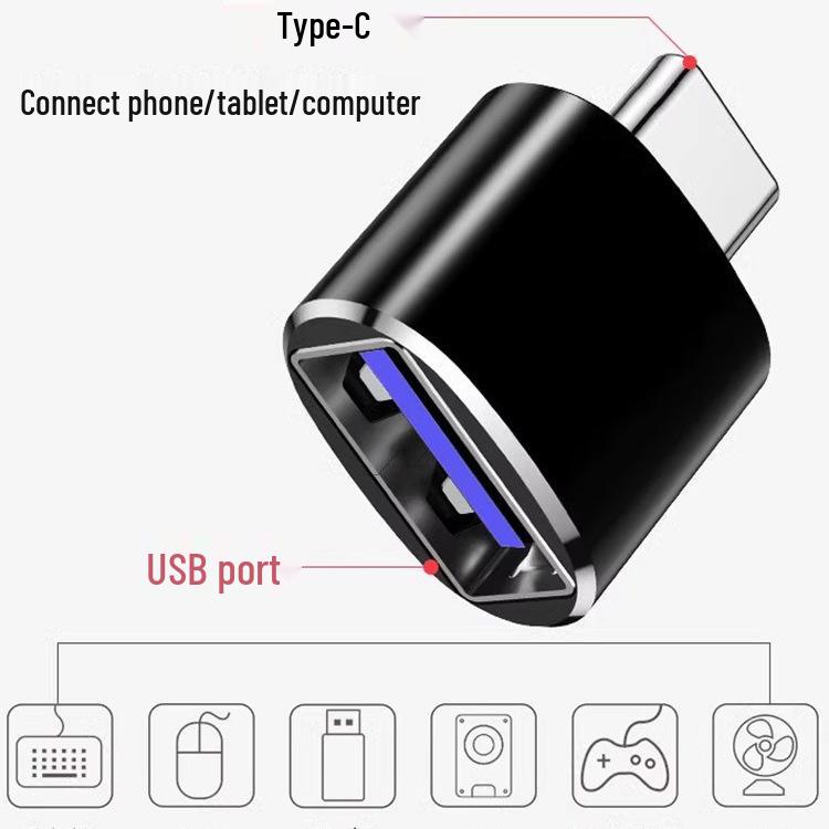USB-C to USB 3.0 OTG Adapter for Huawei and Xiaomi Phones and Laptops