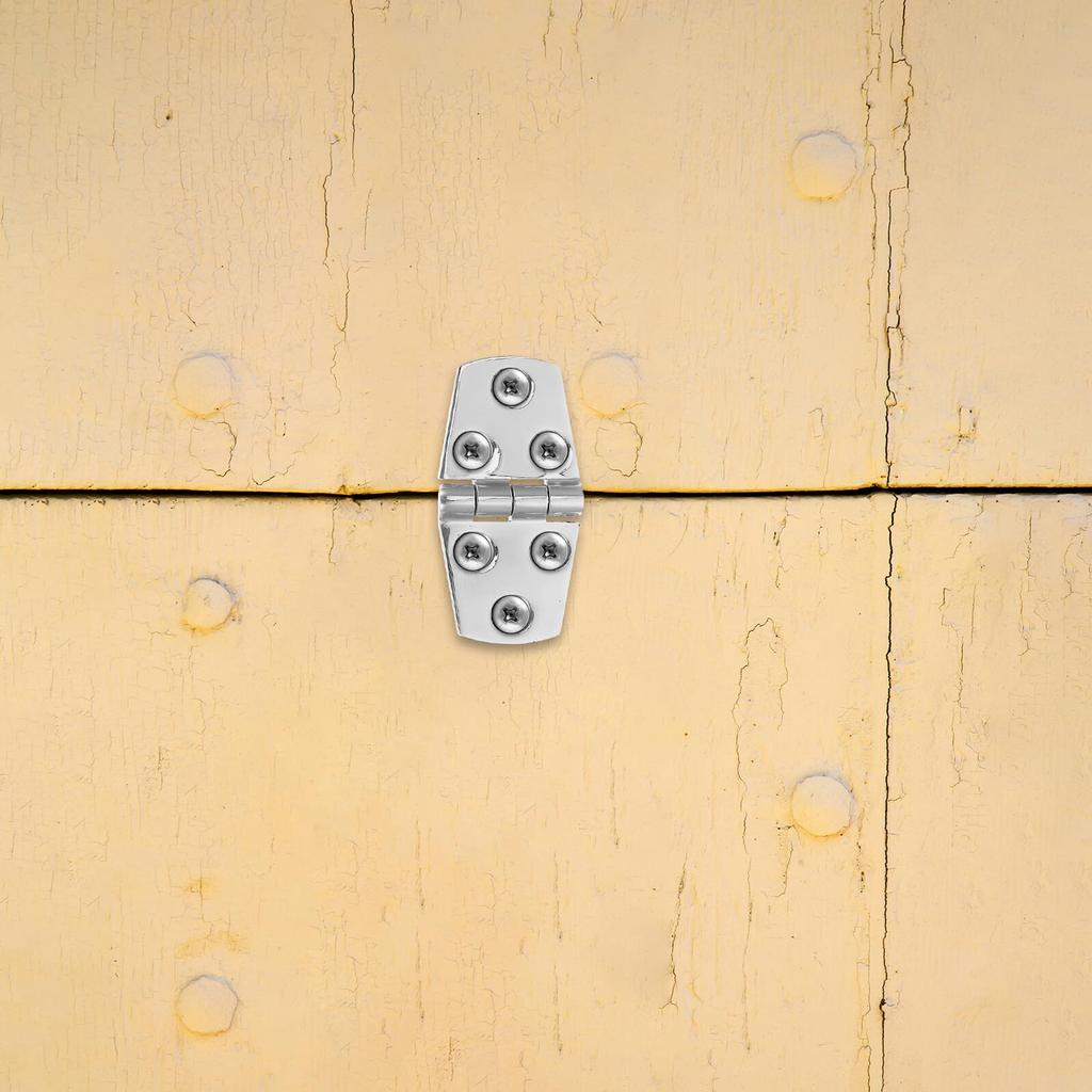 IMIKEYA 4 Pieces Stainless Steel Boat Hinges, Durable Marine Hatch