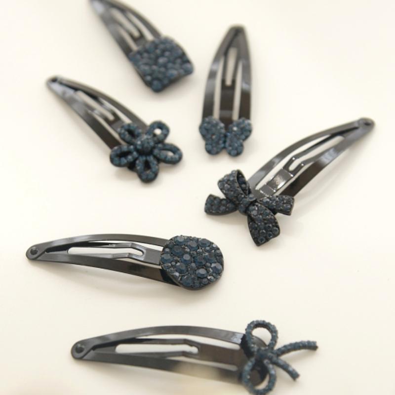 

J.Lauren Montana Star Ribbon Flower Butterfly Cubic Hair Clip H0838 ribbon