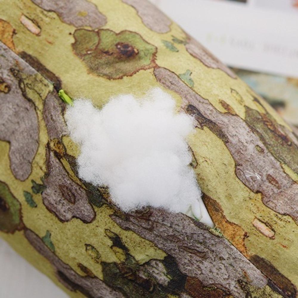 Soft Plush Pillow Ginkgo Tree Soft Seat Cushion New Simulation Tree Stump Pillow  Gift