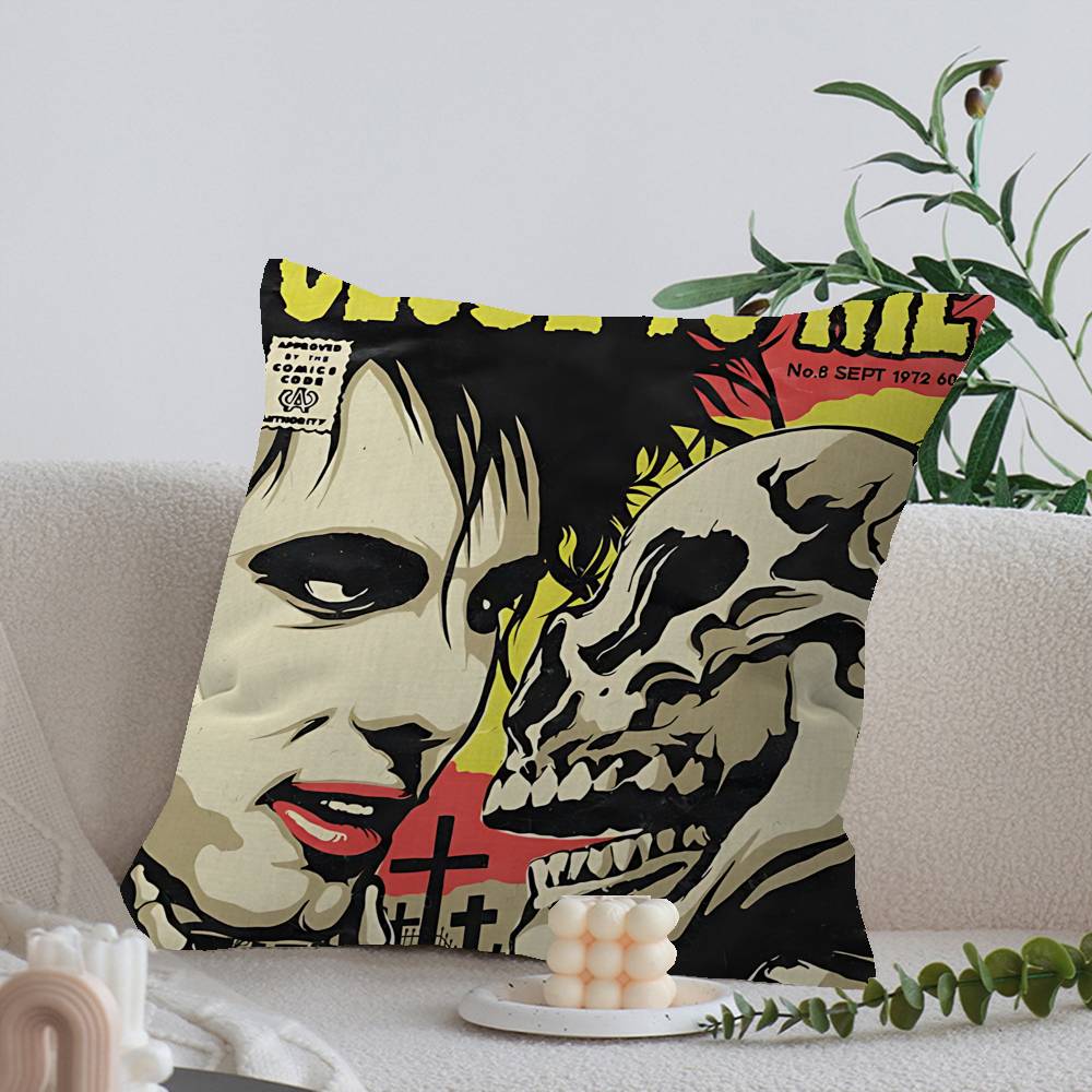 Classic T-The C-Cure Rock Band Cushion Cover Pillowcase Upholstery Sofa Throw Pillow Home Decor Pillowcas